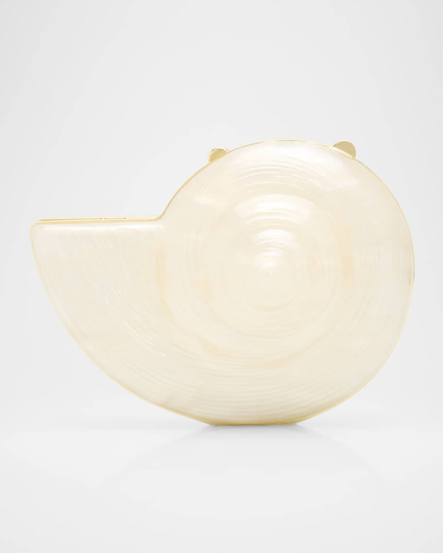 SIMKHAI Marion Acrylic Shell Clutch Bag | Neiman Marcus