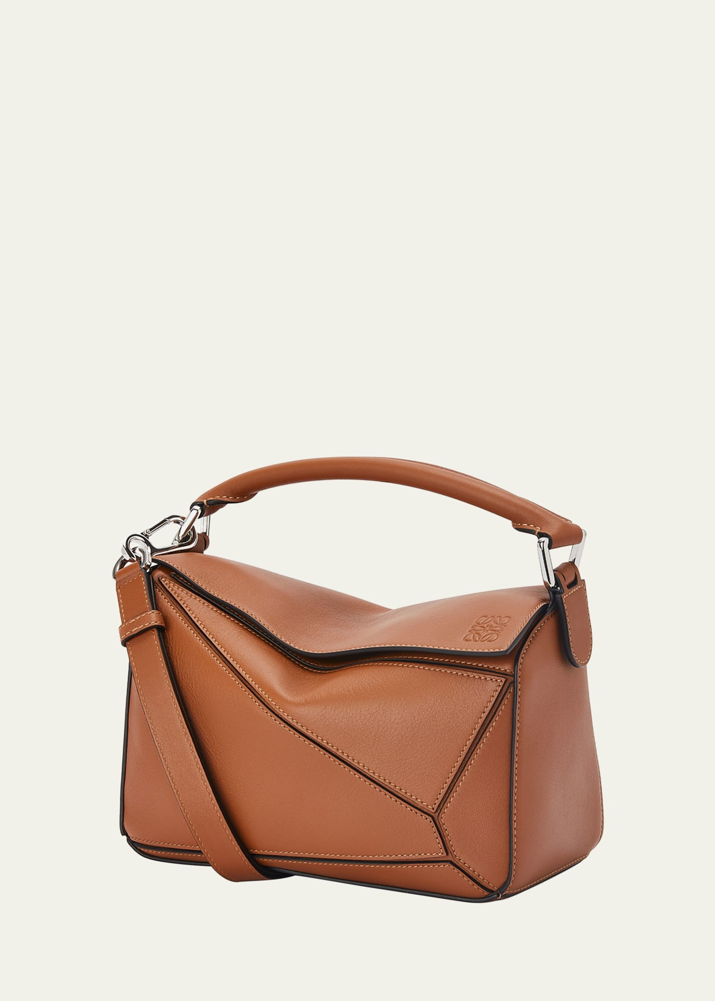 Loewe Puzzle Edge Small Shoulder Bag in Calfskin Leather | Bergdorf Goodman