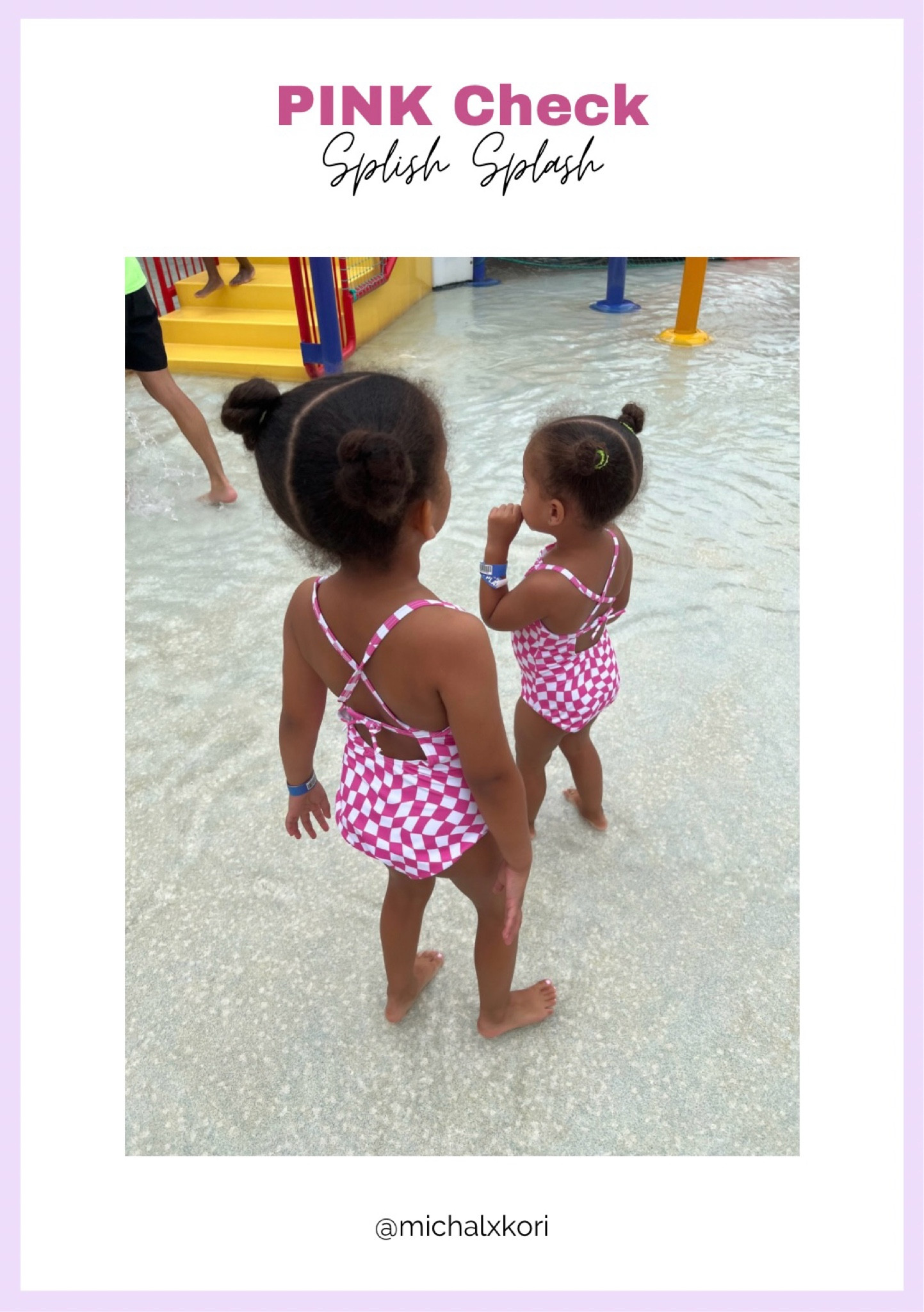 Pink checker swimsuit💕

#LTKKids #LTKxNSale #LTKSwim