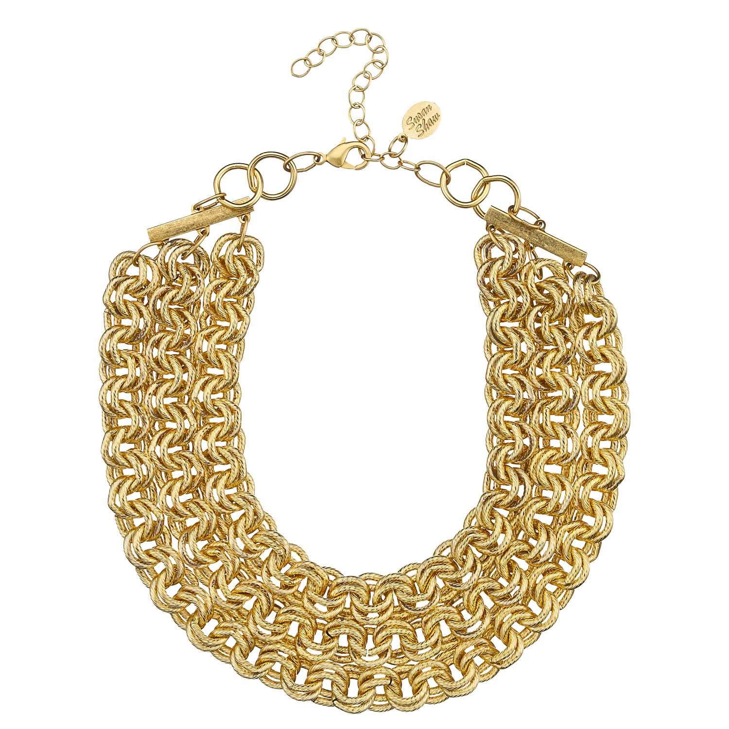 Triple Strand Chain Necklace | Susan Shaw
