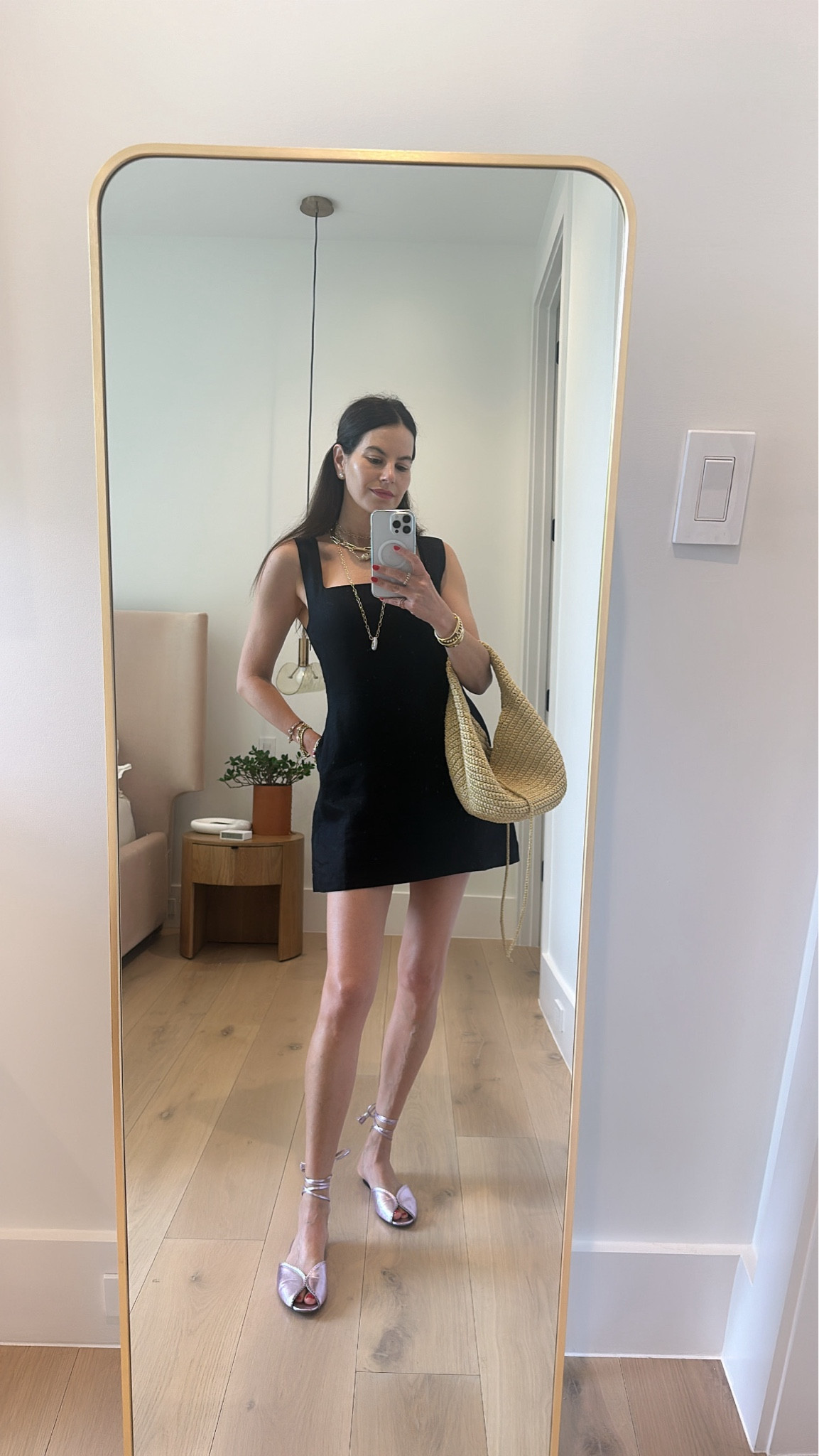Casual summer outfit! Love this black linen mini dress and my classic raffia bag!

Black dress. Linen dress. Summer dress. Raffia purse. 

#LTKStyleTip #LTKItBag #LTKSeasonal