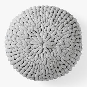 Round Chunky Knit Pillow | Pottery Barn Teen