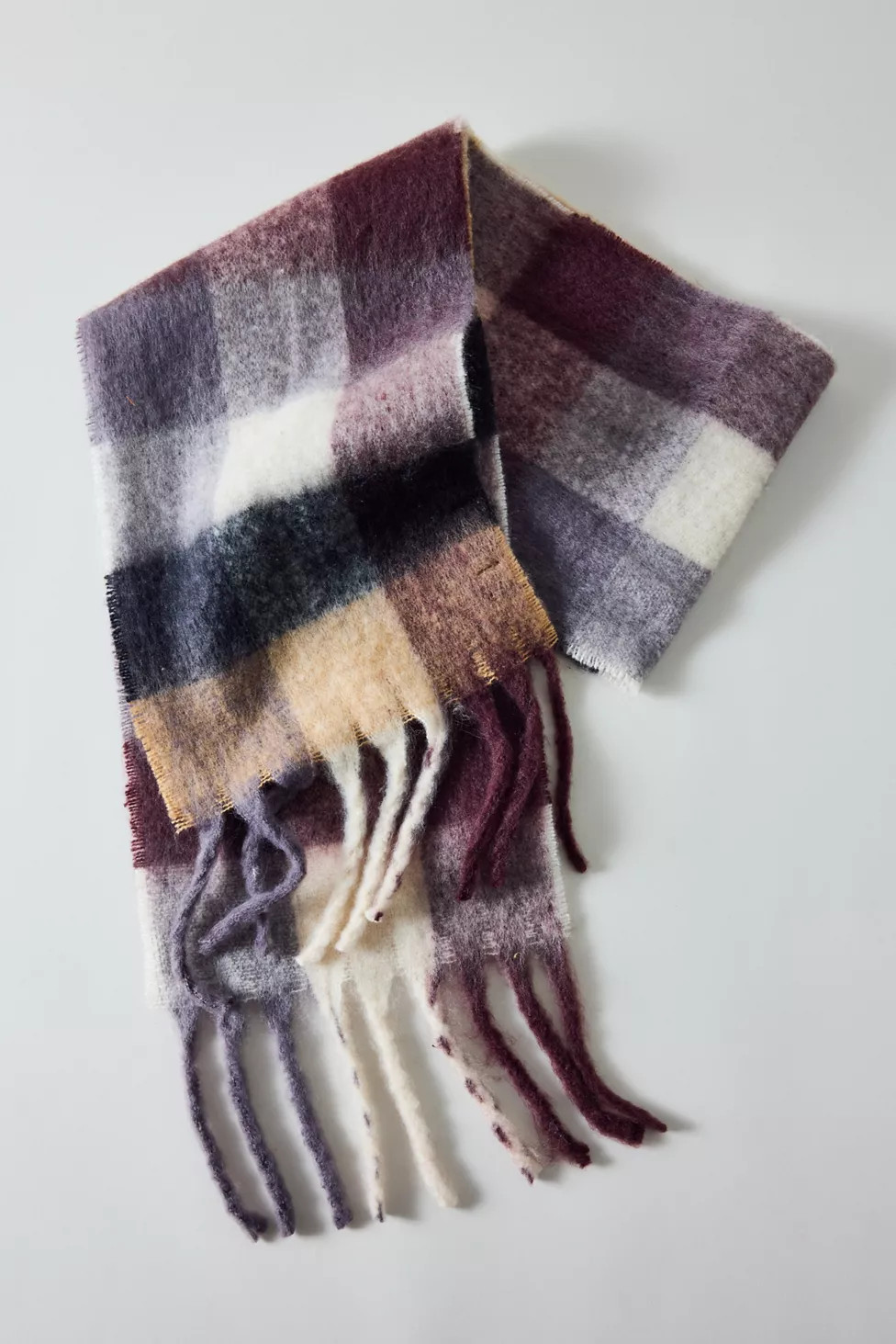 Long Woven Plaid Scarf | Urban Outfitters (US and RoW)