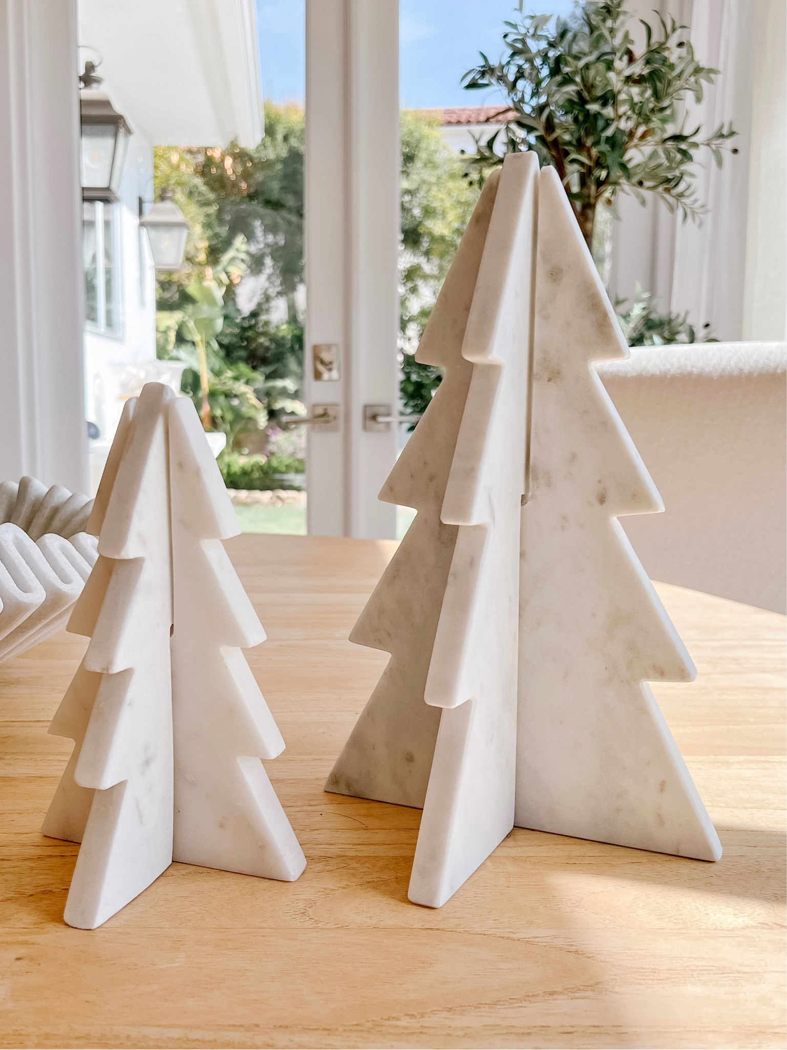 Cutest marble interlocking Christmas trees! These come in an 8” $34
And 12” $50 size. I can’t wait to decorate with these!! 🎄

#LTKhome #LTKSeasonal #LTKHoliday
