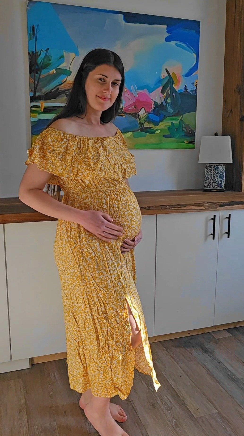 Yellow maternity dress for spring 🌼☀️💛✨️

#LTKworkwear #LTKbump #LTKstyletip