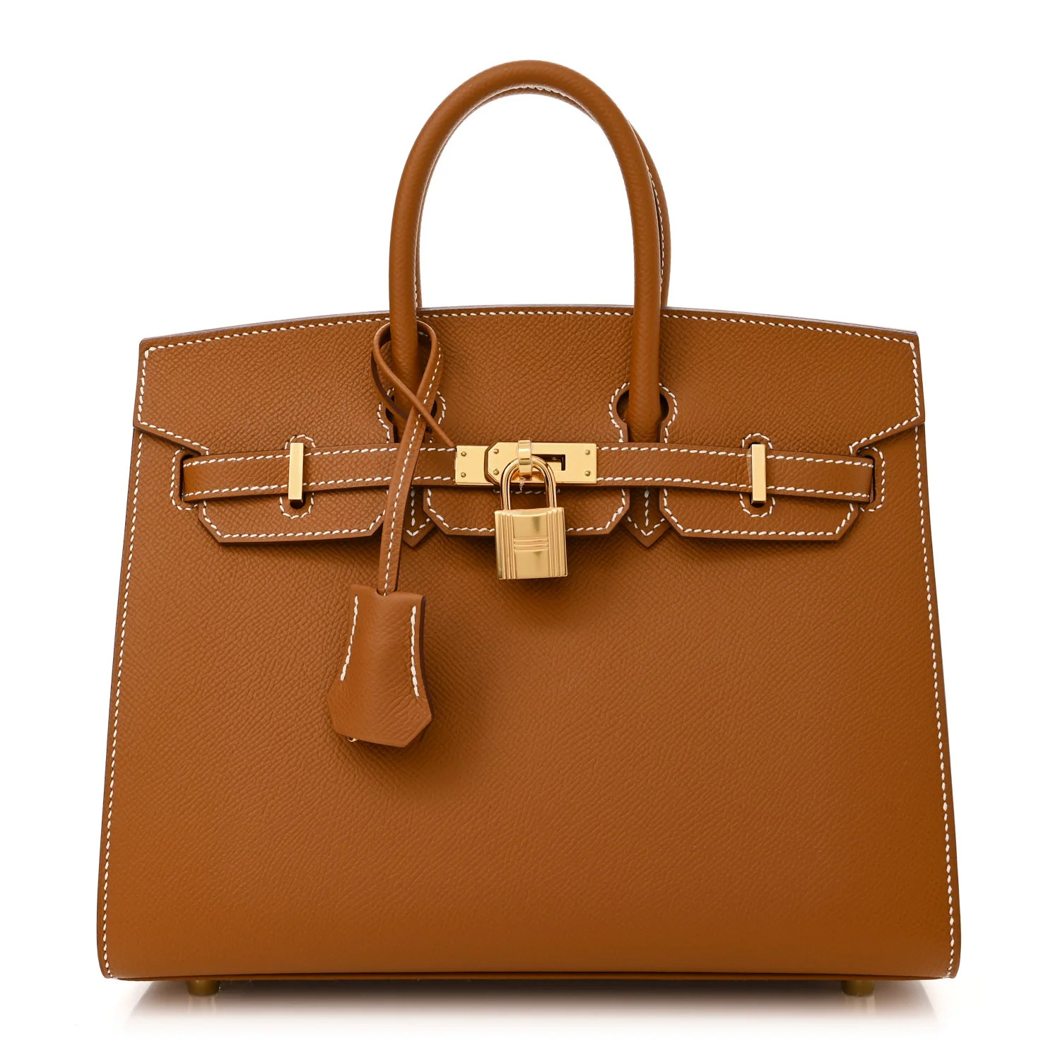 Epsom Birkin Sellier 25 Gold | FASHIONPHILE (US)