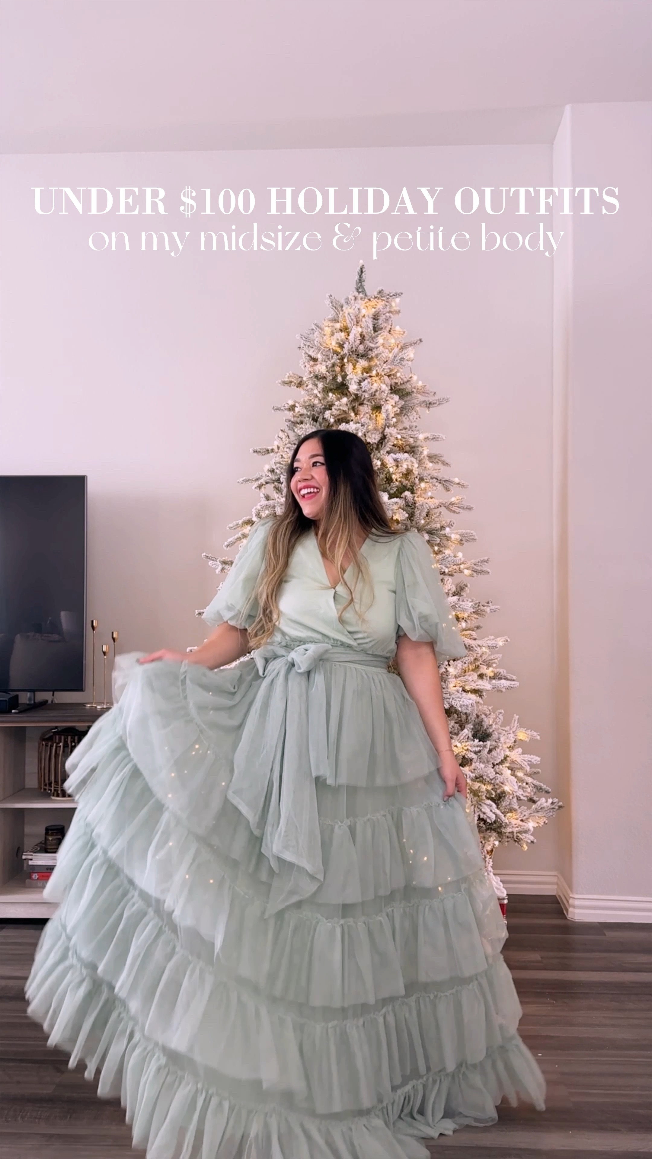 A Beautiful Feeling Seafoam Maxi Dress - wearing medium
Queen Of Gems Champagne Dress - wearing medium
Elegant Essence Red Dress - wearing large
Chic Elegance Ivory Faux Fur Vest - wearing medium
Don't Be Complicated Light Clay Multi Fringe Skirt - wearing large
Break Down Walls Hot Pink Maxi Skirt - wearing medium
knot front long sleeve bodysuit - wearing medium

Holiday outfit, Christmas outfit, holiday style, Christmas style, holiday fashion, Christmas fashion, holiday look, Christmas look, holiday dress, Christmas dress, tulle dress, thanksgiving outfit, thanksgiving dress, thanksgiving style, thanksgiving fashion, thanksgiving look, fall family photos outfit, holiday family photos outfit, holiday card outfit, Christmas card outfit, special occasion dress, special occasion outfit, formal dress, formal dinner dress, evening dress, dramatic dress, love shack fancy lookalike, selkie lookalike, black tie event dress, wedding guest dress, NYE outfit, NYE fashion, nye style, nye look, New Year’s Eve outfit, New Year’s Eve fashion, New Year’s Eve style, New Year’s Eve look, midsize fashion, midsize style, midsize outfit, midsize look, midsize blogger, midsize influencer 

#LTKHoliday #LTKfindsunder100 #LTKmidsize