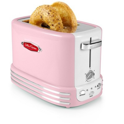 Nostalgia Retro 2-Slice Bagel Toaster, Pink | Target