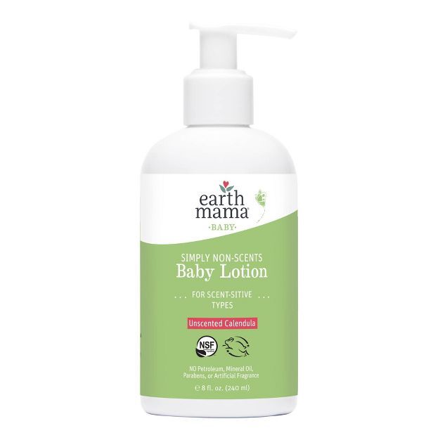 Earth Mama Organics Simply Non-Scents Baby Lotion - 8 fl oz | Target