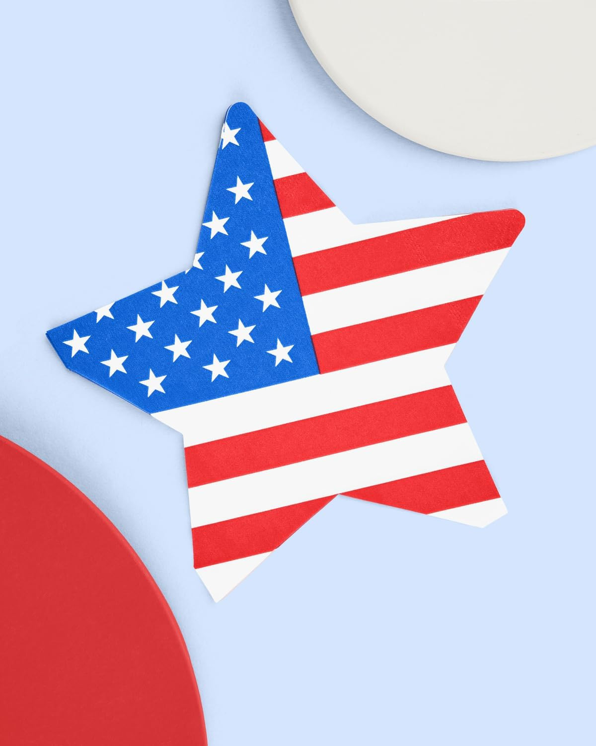 xo, Fetti Fourth of July Star Napkins - 3-ply, 50 pcs | USA Party Favors, American Flag Party Sup... | Amazon (US)