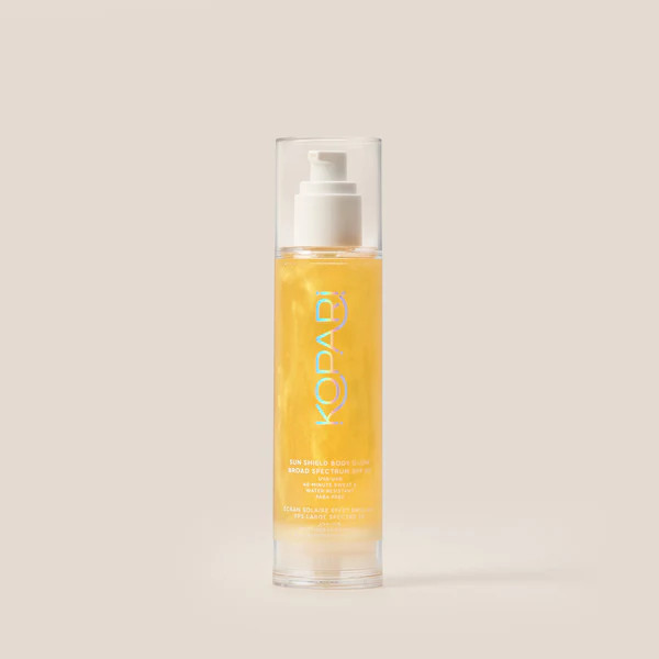 SUN SHIELD BODY GLOW SUNSCREEN SPF 50 | Kopari