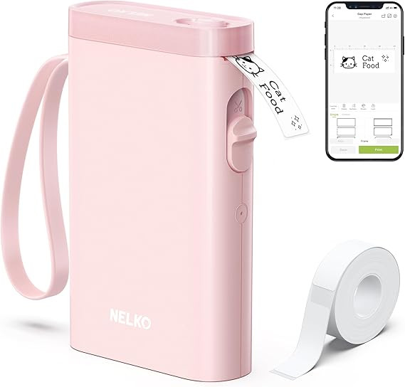 Nelko Label Maker Machine with Tape, P21 Bluetooth Label Printer, Wireless Mini Label Makers with... | Amazon (US)