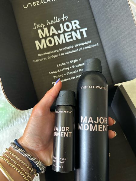 Beachwaver major moment strong hold hairspray. Why You'll Love It:
For those Major Moments that you need strength and flexibility, this hairspray supports you and your hair! What It Does: With a strong hold, and brushable option, this spray provides professional flexibility.


#LTKfindsunder50 #LTKbeauty