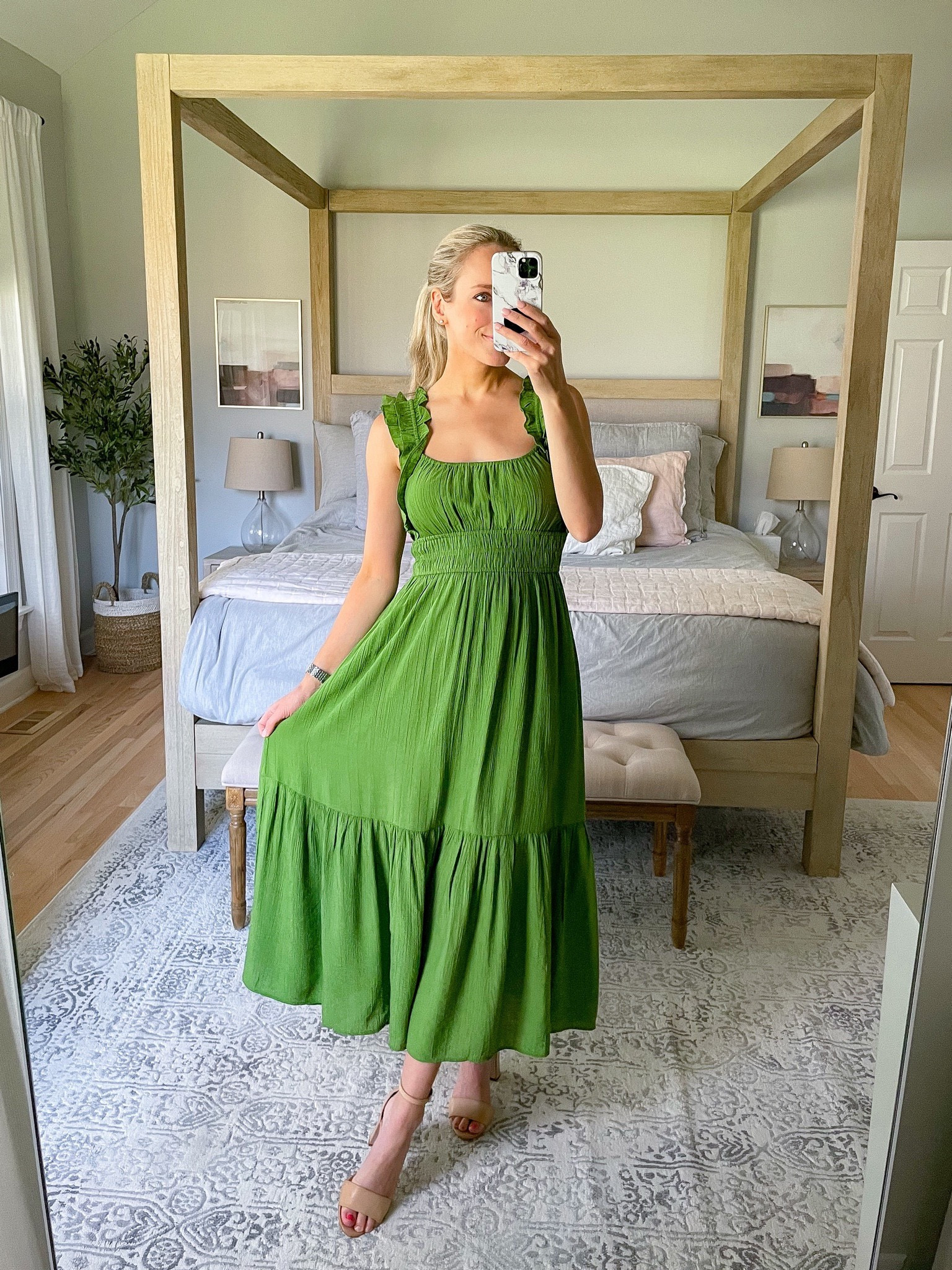 Abercrombie 2025 green dress