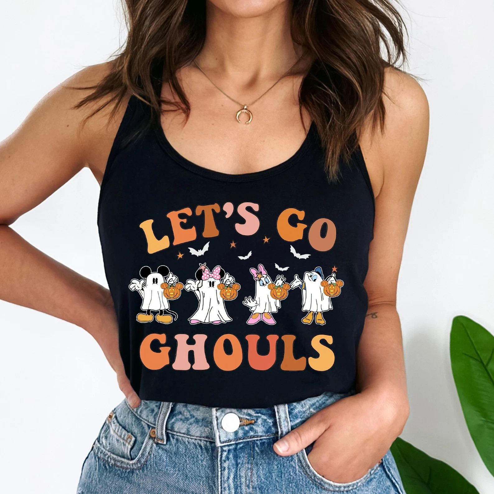 Let's Go Ghouls Mickey and Friends Tank Top Disney Mickey - Etsy | Etsy (US)
