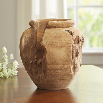Biscayne Teak Vase | Wayfair North America