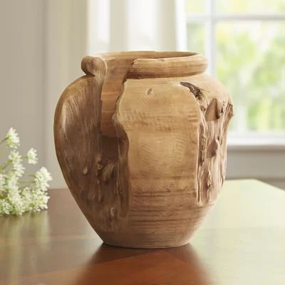 Biscayne Teak Vase | Wayfair North America