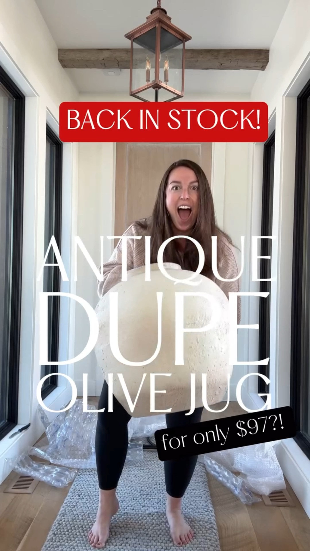 Back in stock alert!! 👀 
 I know so many of you have been waiting on this one—and it’s finally back!! 🙌 This antique dupe olive jar is seriously a gem 🌿 It’s giving all the European charm without the $1,000+ price tag (it’s only $97!). I was shocked at how big and beautiful it is IRL.

These sold out so fast last time, so if you’ve had your eye on it—don’t wait. High sell-out risk again!

#AffordableHome #ModernOrganic #NeutralVibes #InteriorInspo #WayfairFinds #Europeanmoderndesign @wayfair

#LTKFindsUnder100 #LTKSaleAlert #LTKHome