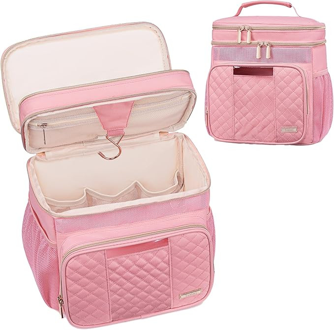 Large Toiletry Bag for Women Men,Bathroom Bag,Water Resistant Shower Bag,Makeup Bag,Portable Show... | Amazon (US)