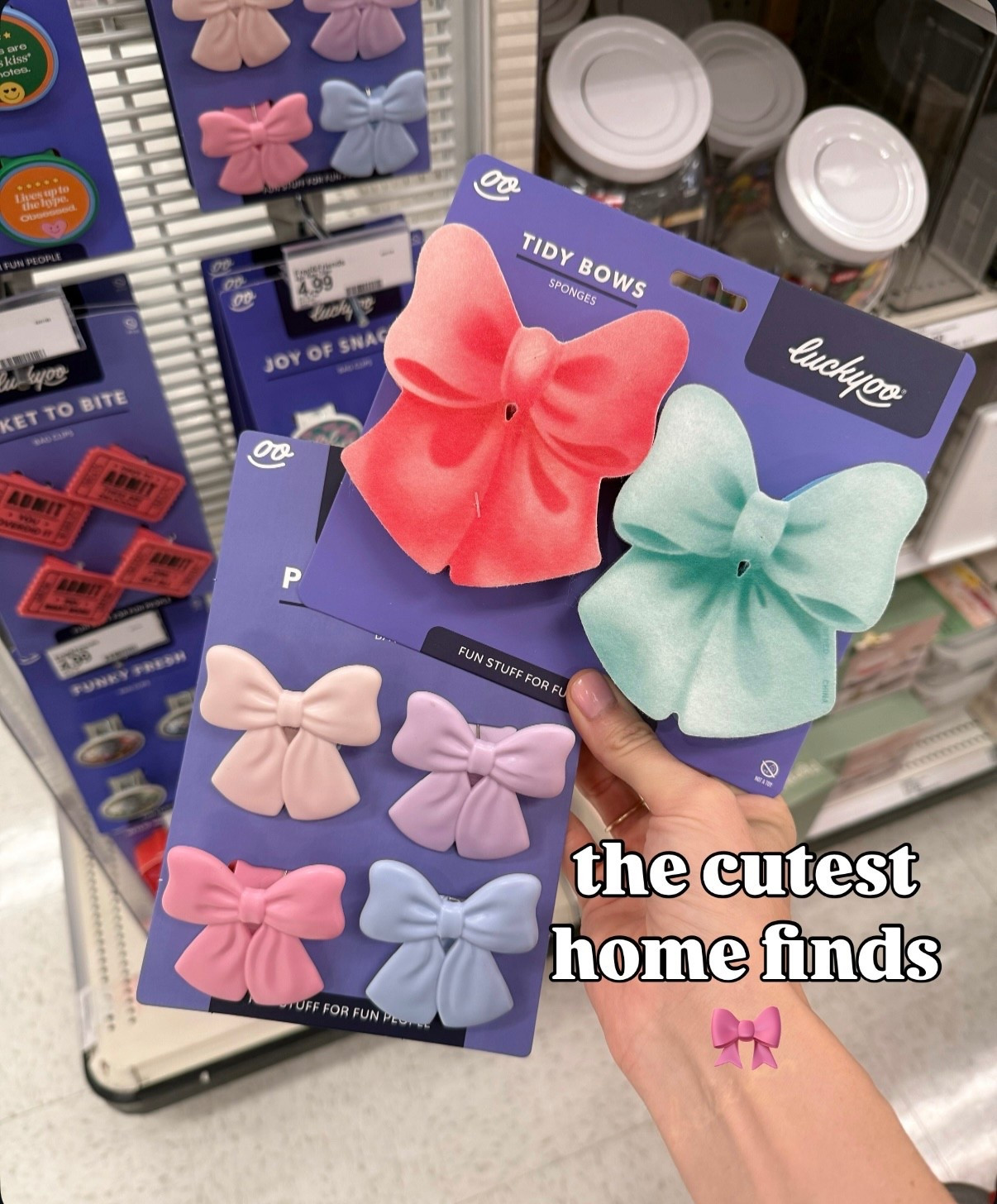 New sponges and bag clips at Target 

#LTKSeasonal #LTKHome #LTKFindsUnder50