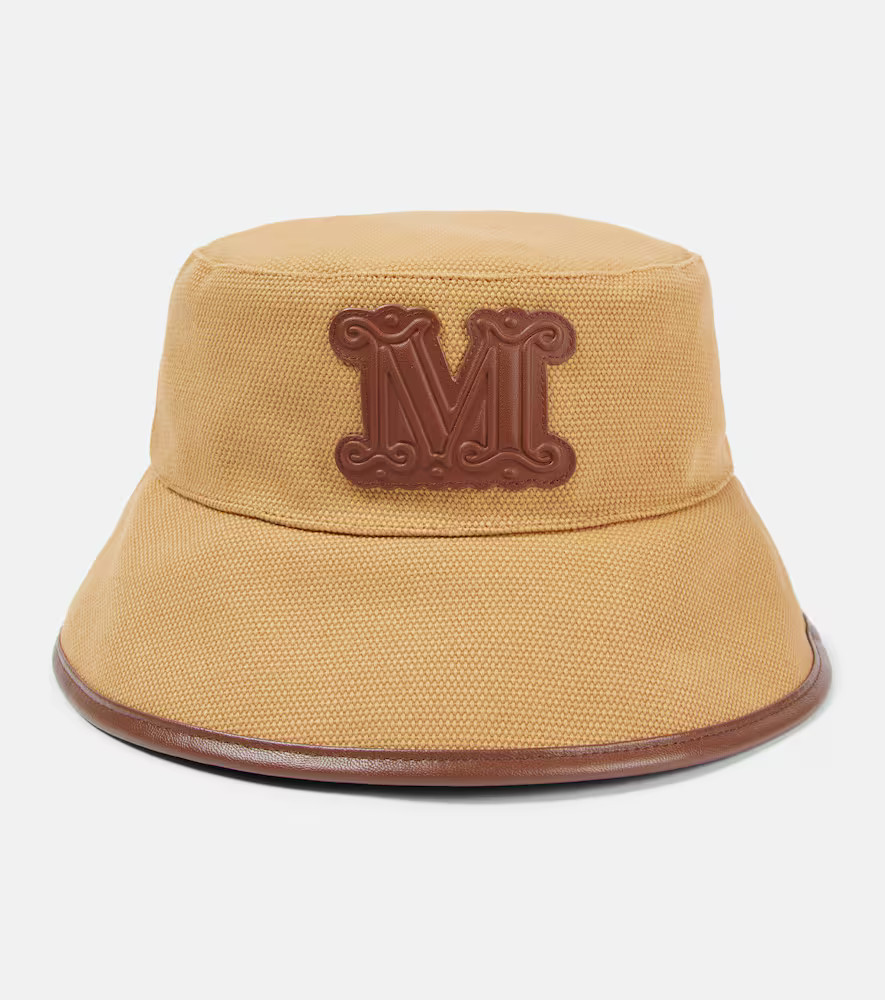 Max Mara Esperia canvas bucket hat | Mytheresa (DACH)