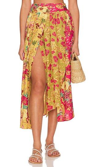 X Revolve Kaylee Skirt in Foulard Floral | Revolve Clothing (Global)
