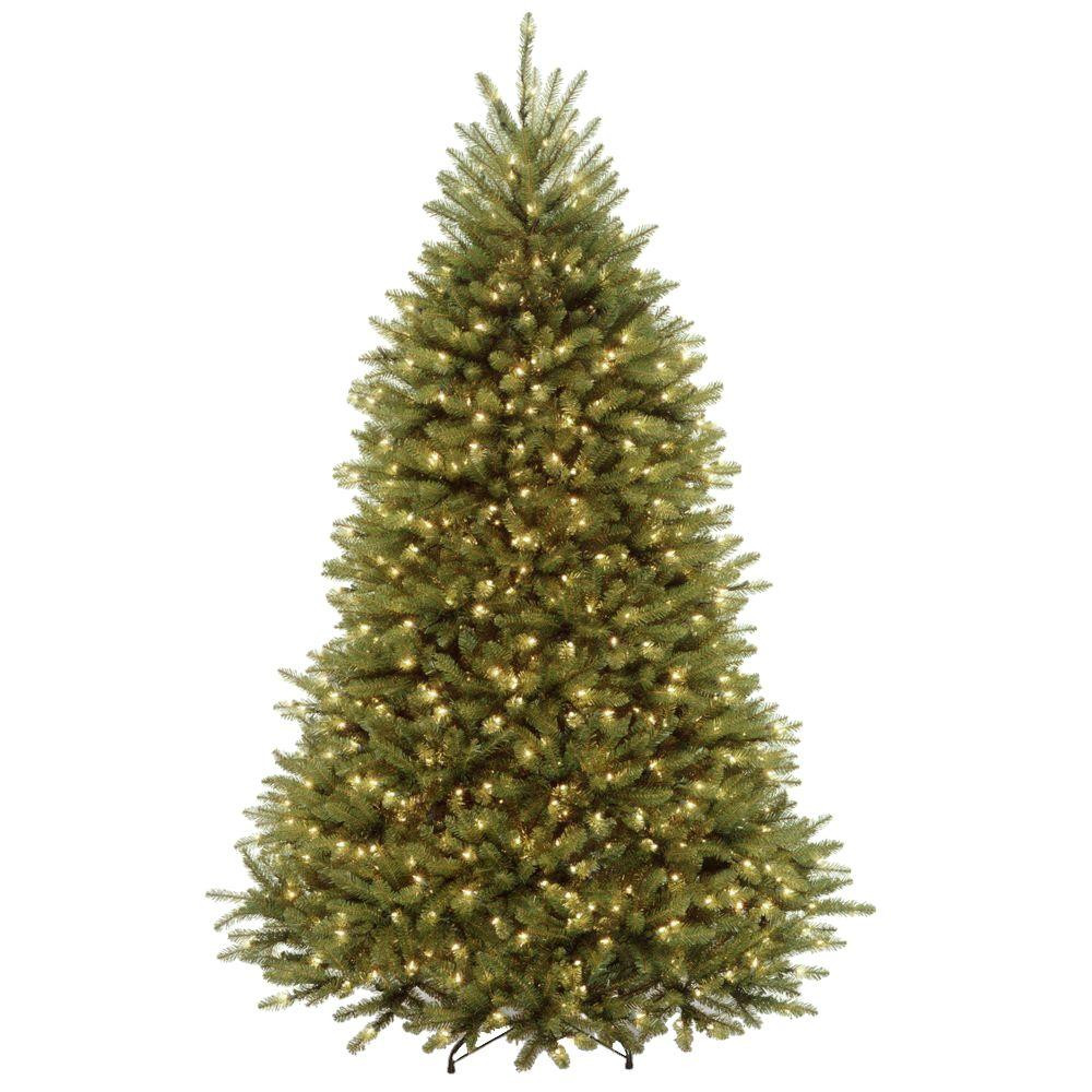 6.5 ft. Dunhill Fir Artificial Christmas Tree with 650 Clear Lights | The Home Depot