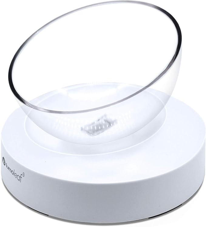 LumoLeaf Cat Bowl, Elevated Cat Puppy Bowl, Transparent Raised Cat Food Water Bowl, 0-30° Adjust... | Amazon (US)