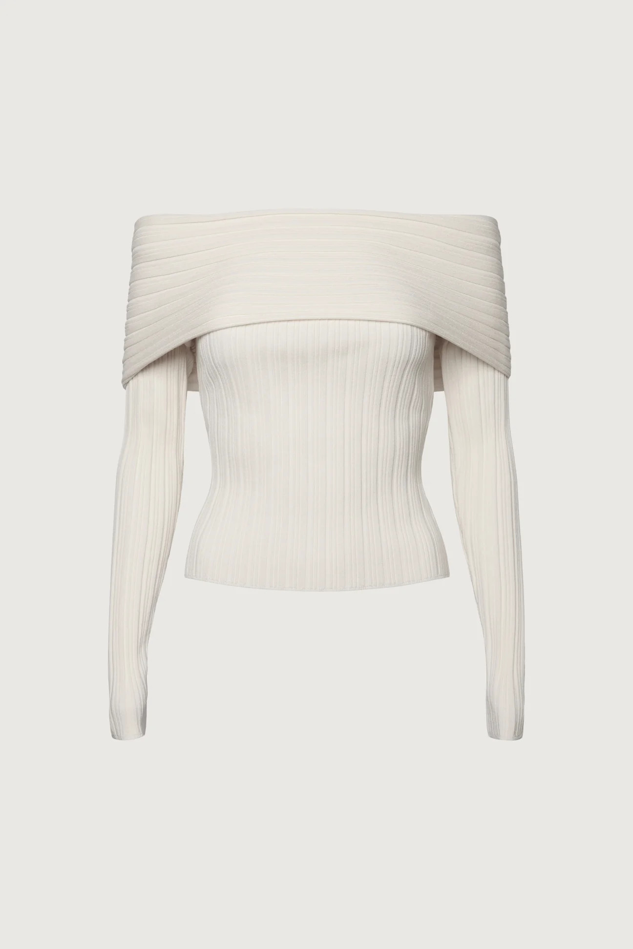 RIBBED OFF THE SHOULDER SWEATER | OAK + FORT