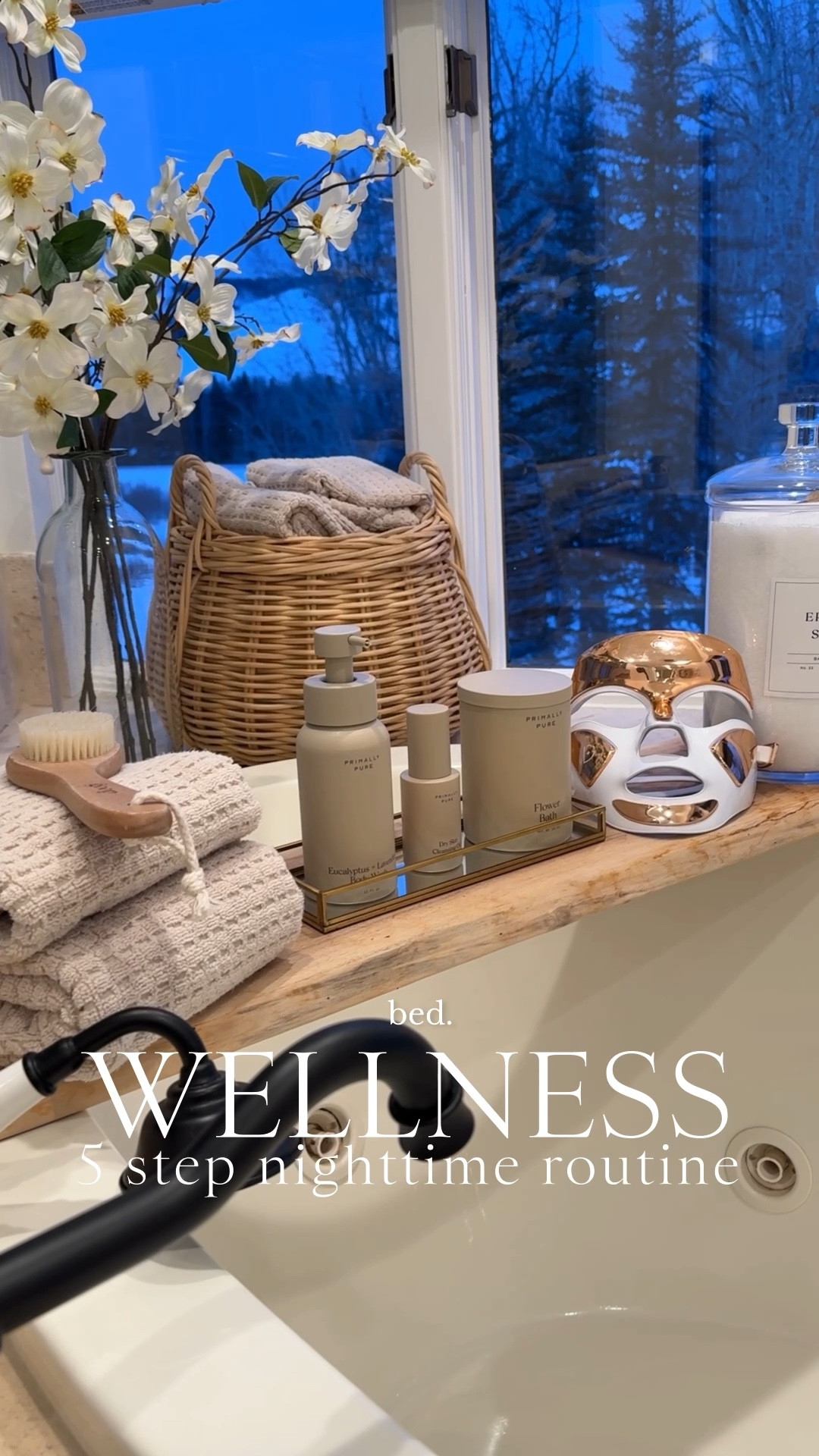 WELLNESS \ 5 step nighttime routine for relaxation, detox and skincare🧖🏻‍♀️ Sharing details of how and why on this video☝🏻
+ 🛁 organic epsom salt bath
+ 🚨red light face mask
+ 🧴castor oil belly button pack
+ 🧖🏻‍♀️non-toxic skincare 
+ 🩹face taping 

Health
Skin
Beauty 

#LTKBeauty #LTKWatchNow