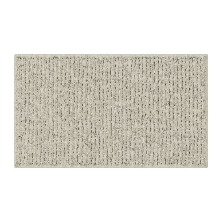 Beautiful Cotton Bath Rug by Drew Barrymore, Porcini Taupe, 20x34" - Walmart.com | Walmart (US)
