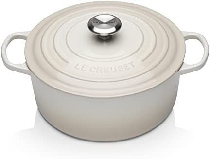 Le Creuset Enameled Cast Iron Signature Round Dutch Oven, 3.5 qt. , Meringue | Amazon (US)