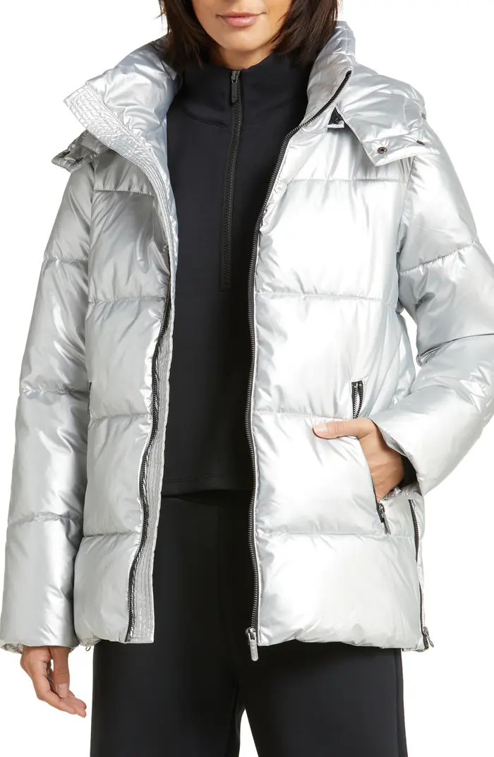 Zella Snow Puffer Jacket with Removable Hood | Nordstrom | Nordstrom
