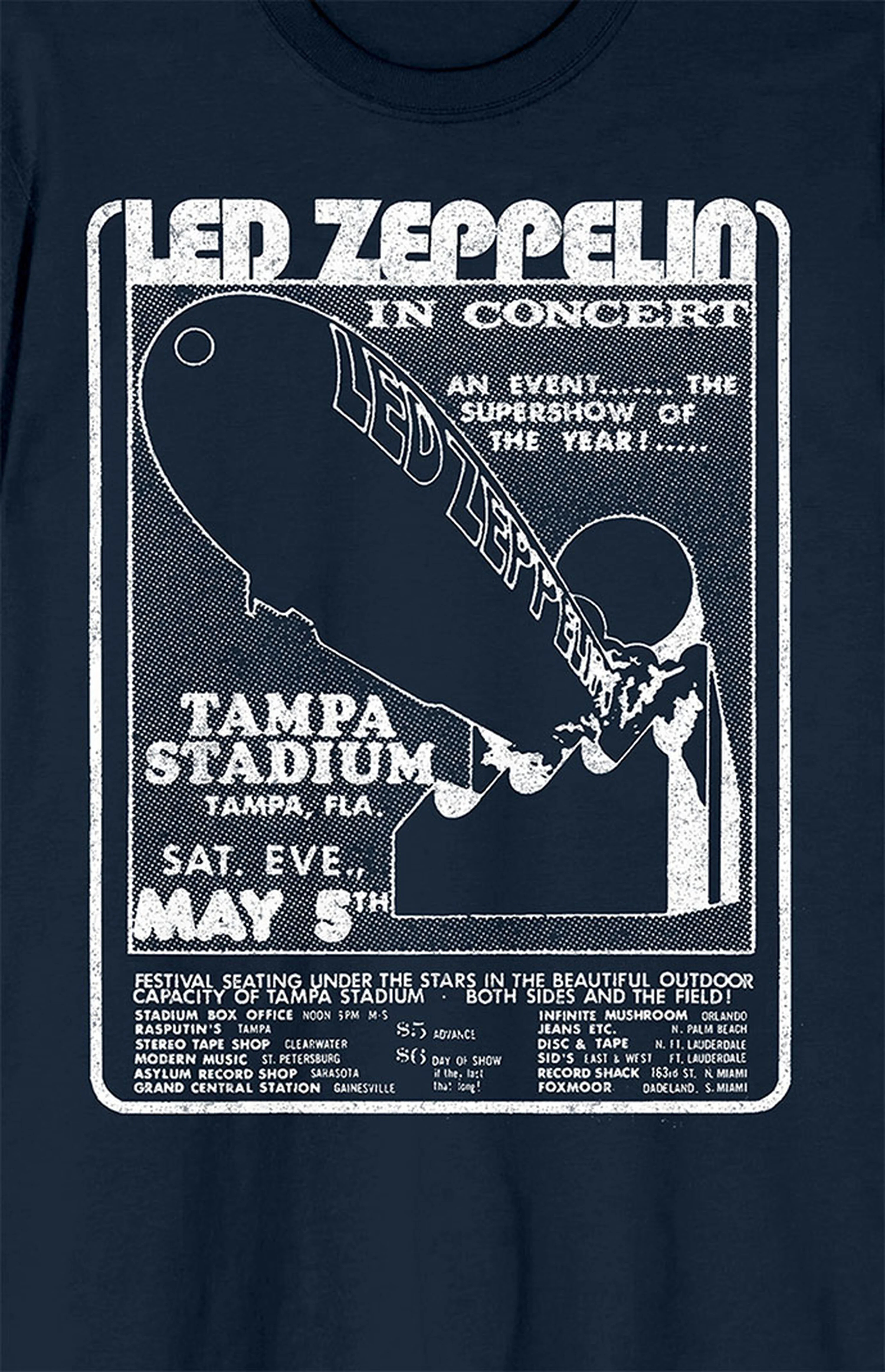 Led Zeppelin Blimp T-Shirt | PacSun