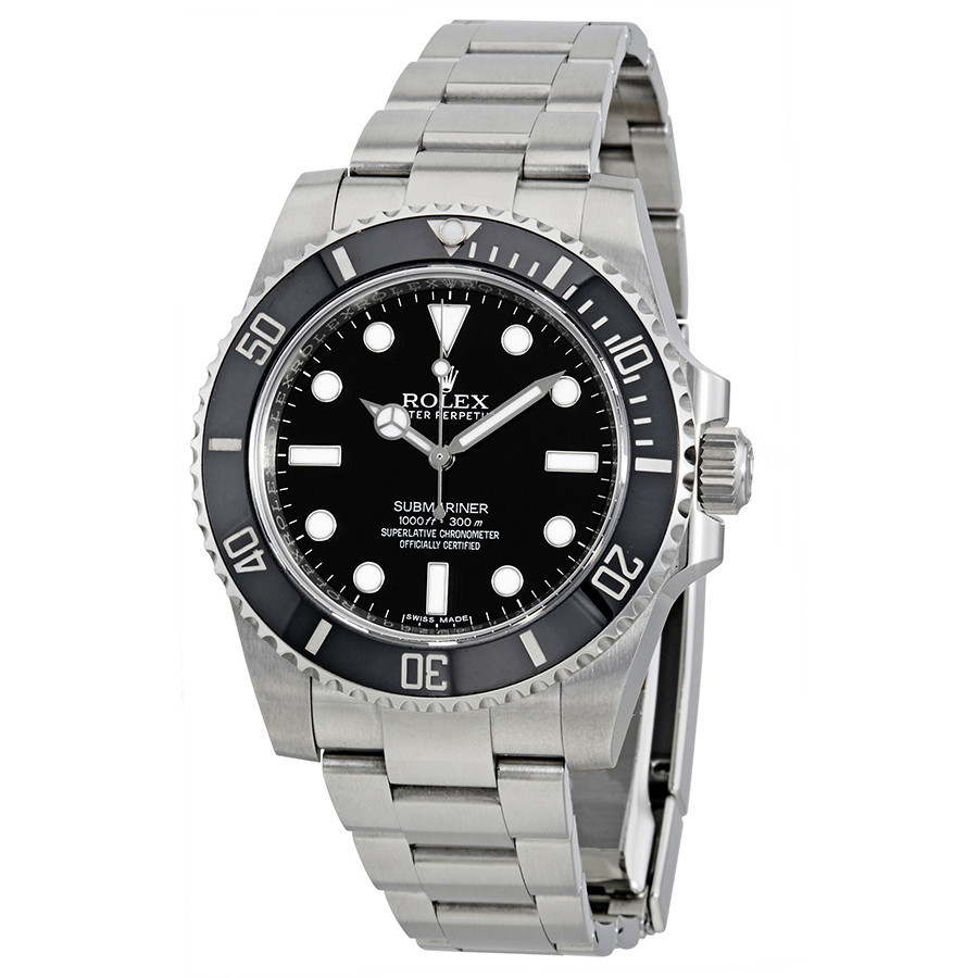 Pre-owned Rolex Submariner Automatic Chronometer Black Dial Mens Watch 114060 BKSO | Jomashop.com & JomaDeals.com
