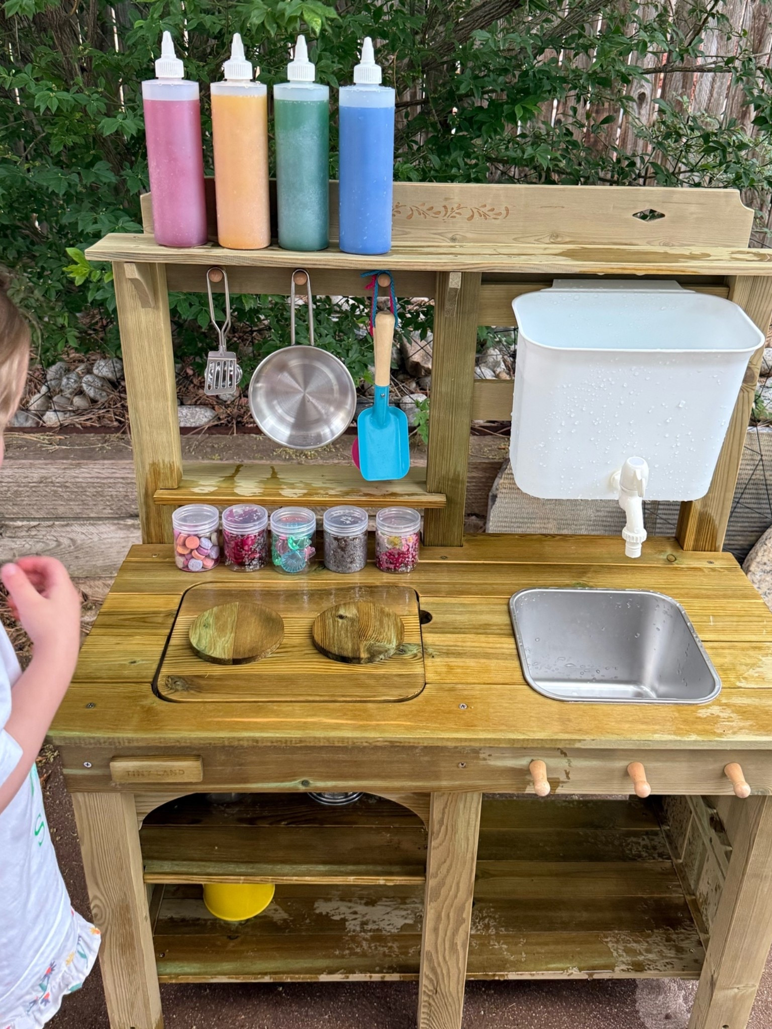 obsessed with how our mud kitchen turned out!!!✨🍄🌸

#LTKmomlife #LTKKids #LTKBaby