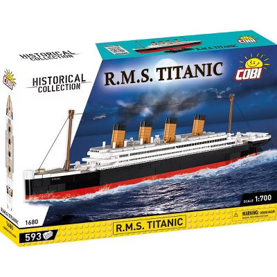 COBI Historical Collection R.M.S. TITANIC 1:700 Scale Building Set, 593 Pieces | Target