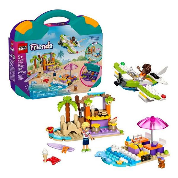 LEGO Friends Creative Beach and Travel Suitcase 42672 Building Set | Scheels Sports