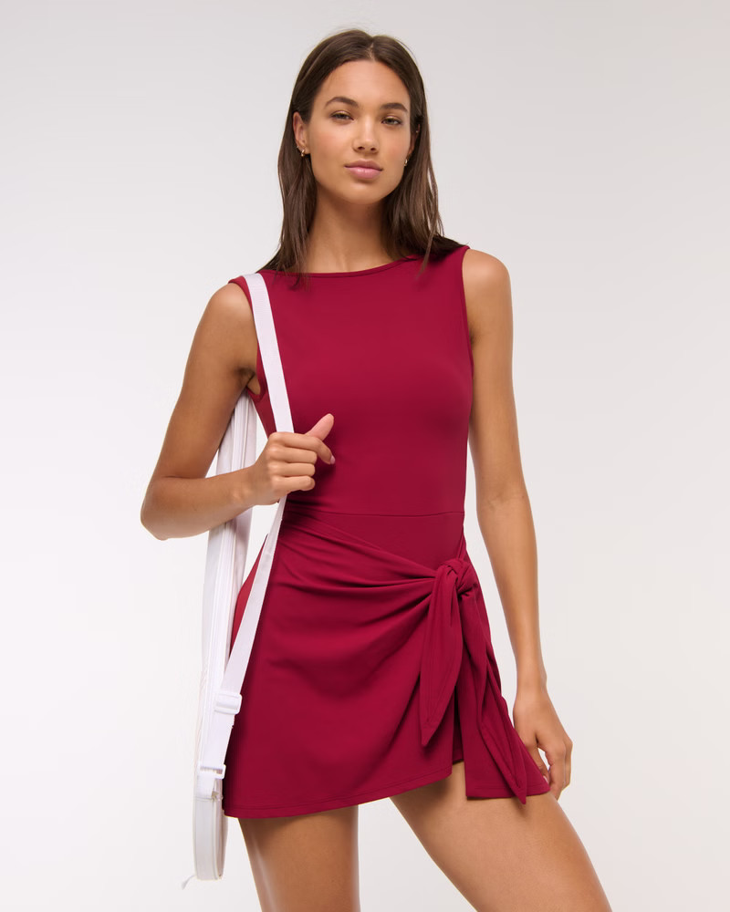 YPB Tie Game Dress | Abercrombie & Fitch (US)