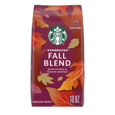 Starbucks Fall Blend Medium Roast Ground Coffee - 10oz | Target