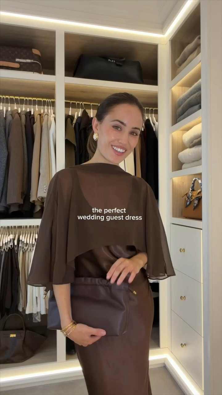 The perfect wedding guest dress 🤎

#LTKspring #LTKuk