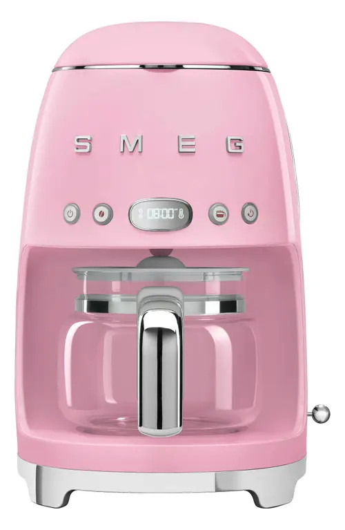 smeg '50s Retro Style 10-Cup Drip Coffeemaker in Pink at Nordstrom | Nordstrom