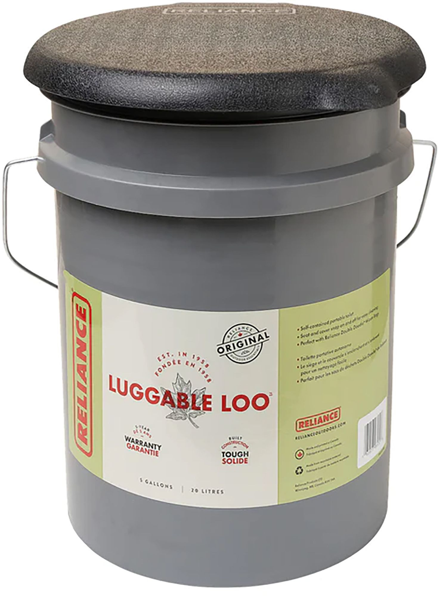 Reliance Luggable Loo Portable Toilet, Metal | DICK'S Sporting Goods