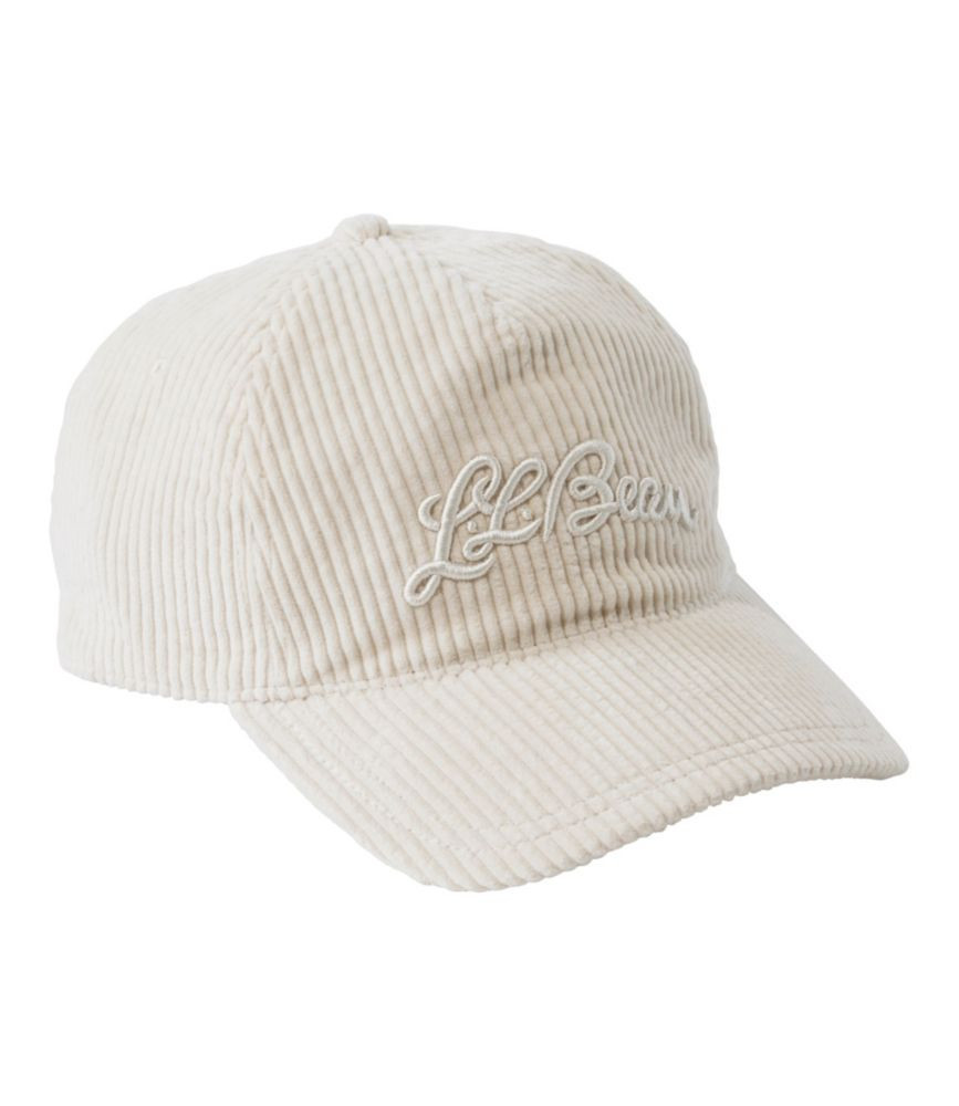 Adults' L.L.Bean Corduroy Baseball Cap Pale Khaki OSFA, Cotton | L.L. Bean