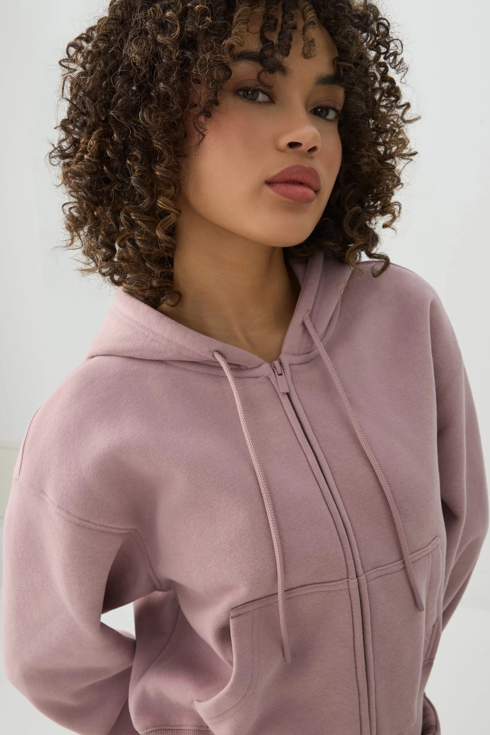MADESOFT™ Fleece Short Zip Up Hoodie | Ardene