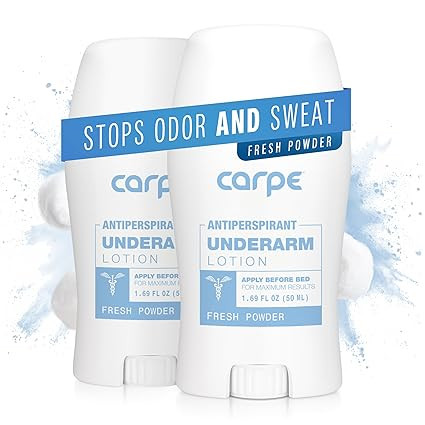 Carpe Deodorant and Antiperspirant for Women and Men, Clinical strength with Fresh Powder scent, ... | Amazon (US)
