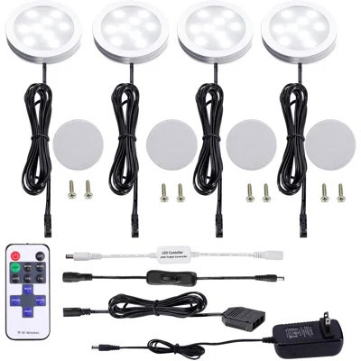 4-Light Under Cabinet Puck Light | Wayfair North America