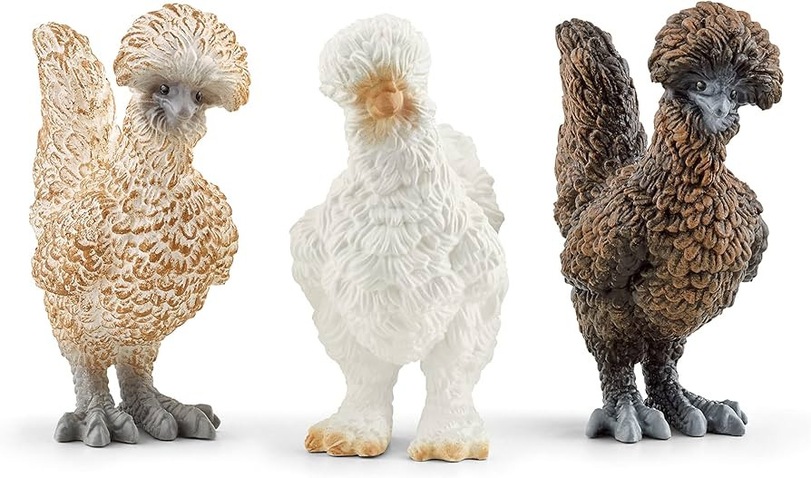 Schleich Farm World Realistic Chickens Playset - 3-Piece Farm and Barn Toy Playset with Realistic... | Amazon (US)