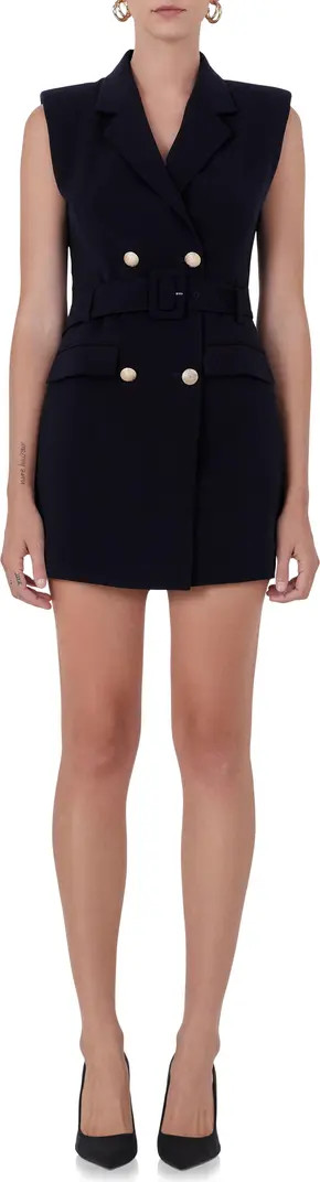 Endless Rose Belted Double Breasted Minidress | Nordstrom | Nordstrom