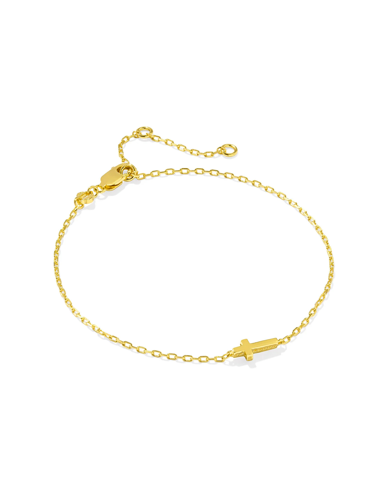 Cross Inline Bracelet in 18k Gold Vermeil | Kendra Scott
